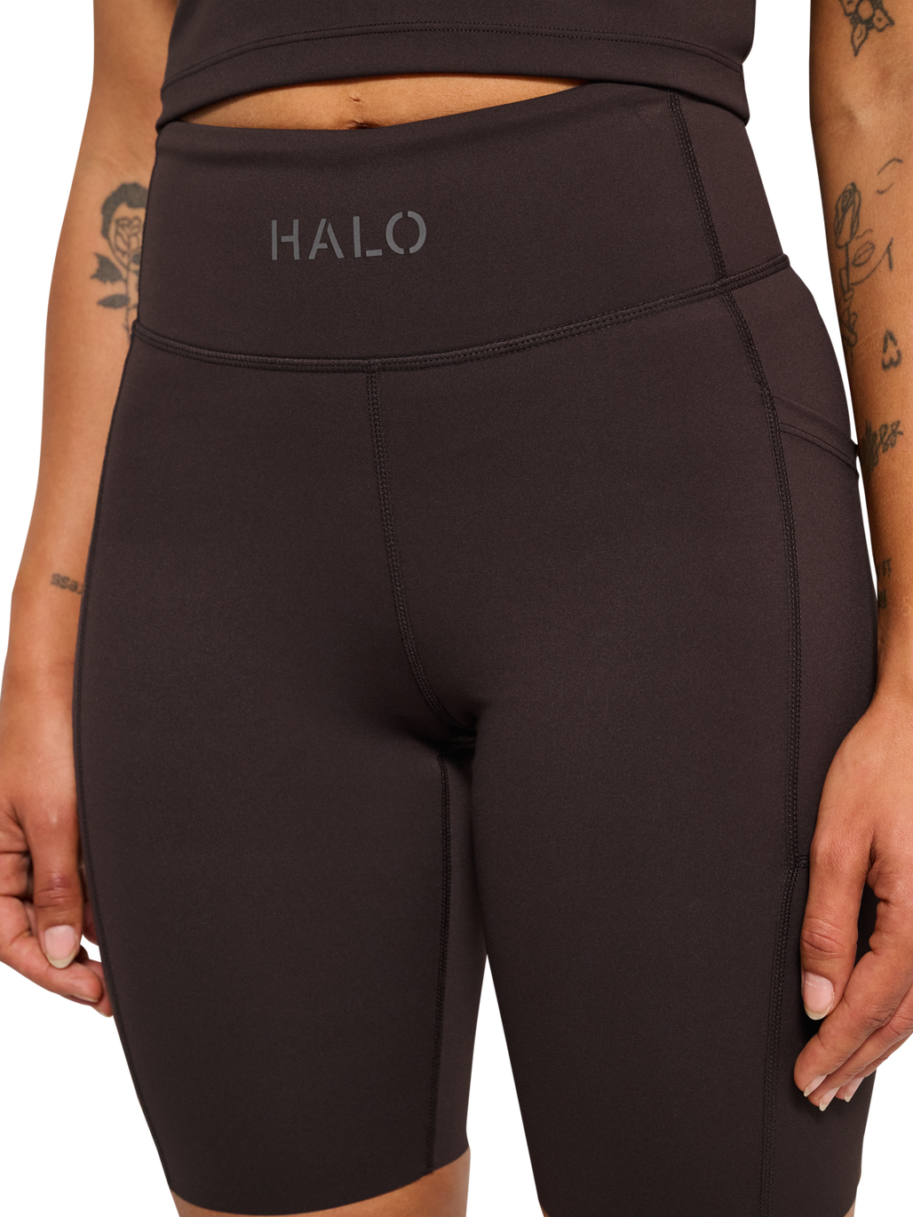 HALO WOMEN TRAINING SPRINTERS, CHOCOLATE TORTE, model