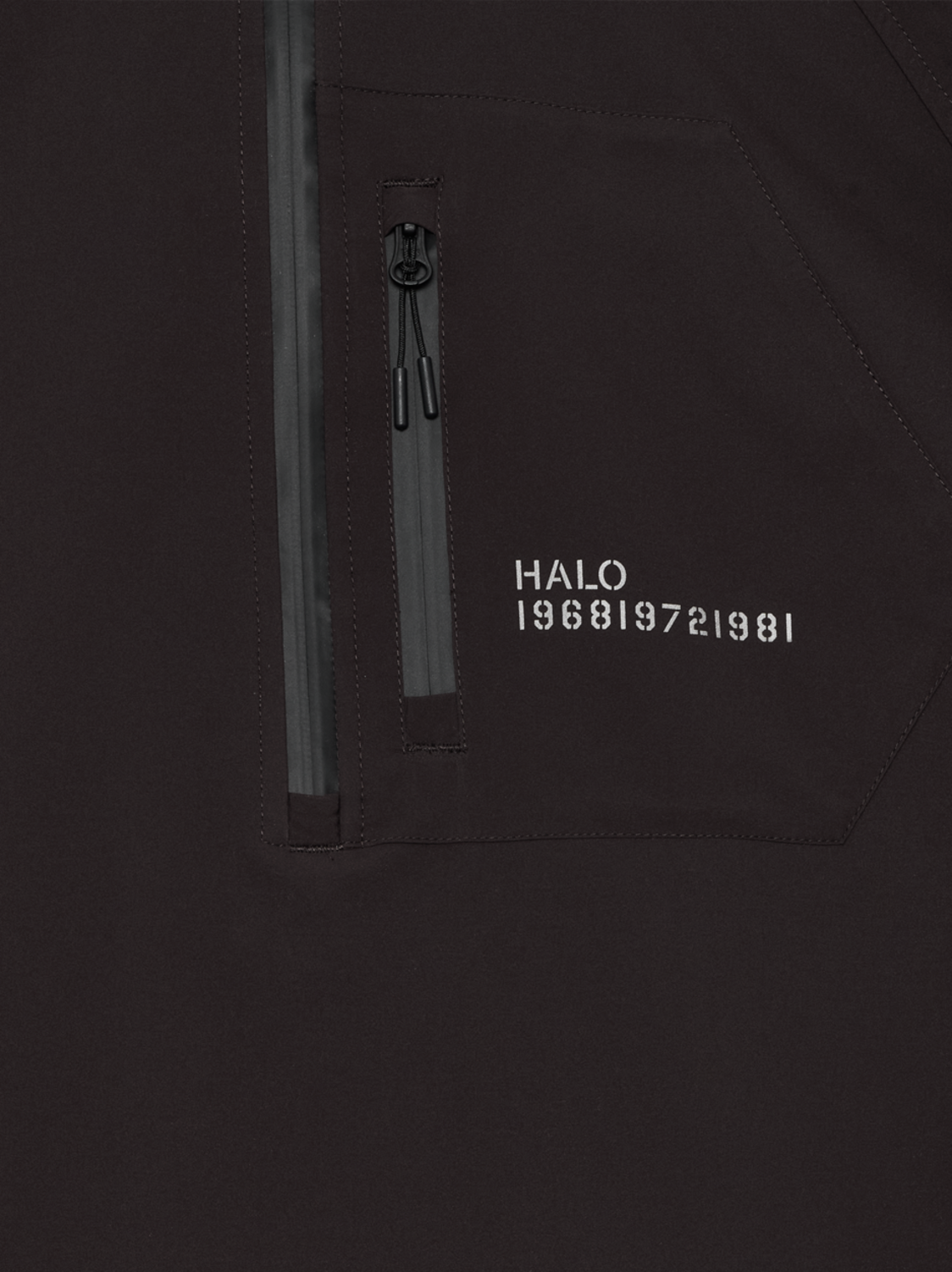 HALO ELITE SOFTSHELL HALF ZIP, CHOCOLATE TORTE, packshot