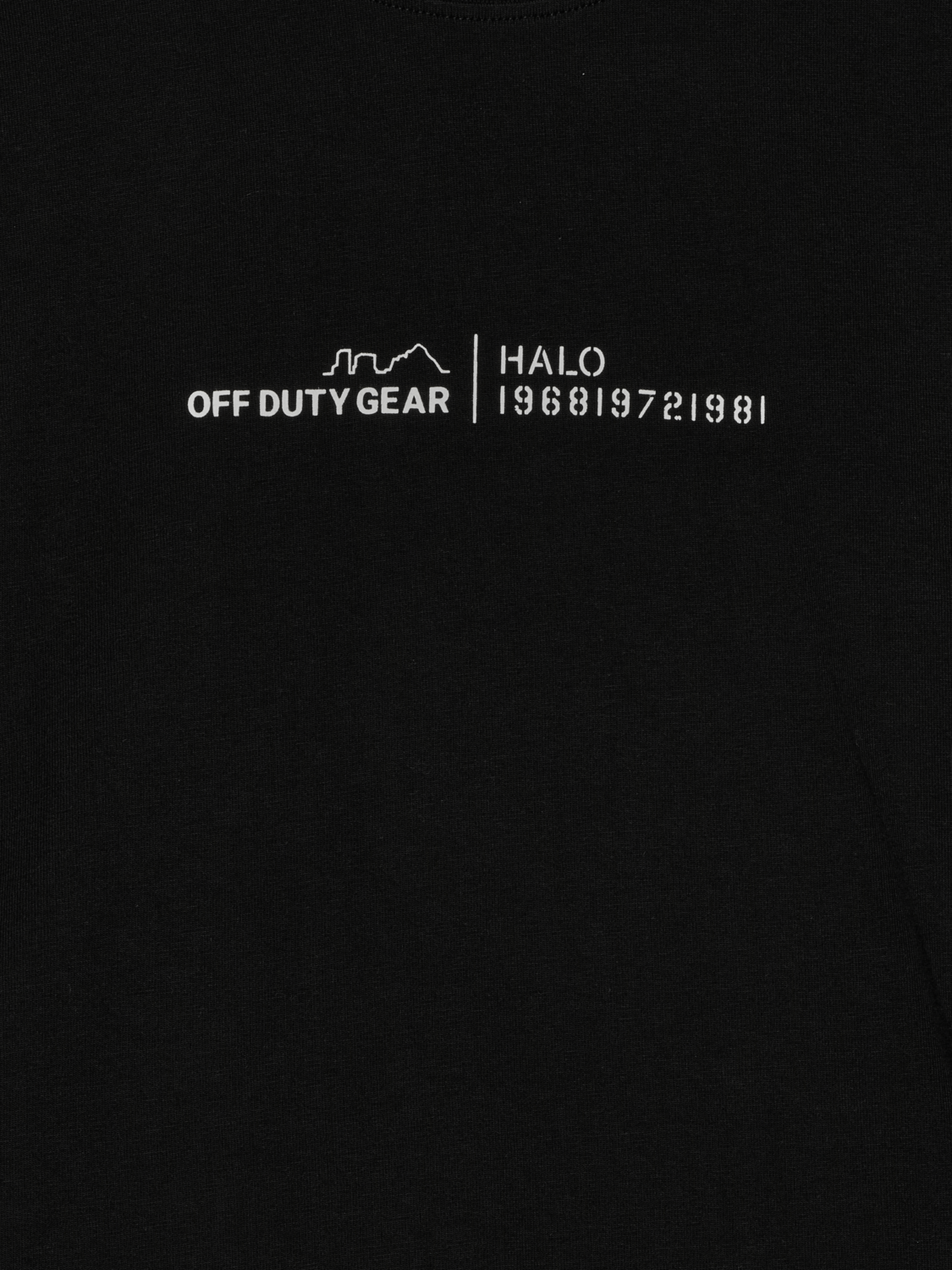 HALO GRAPHIC BOXY T-SHIRT, BLACK, packshot