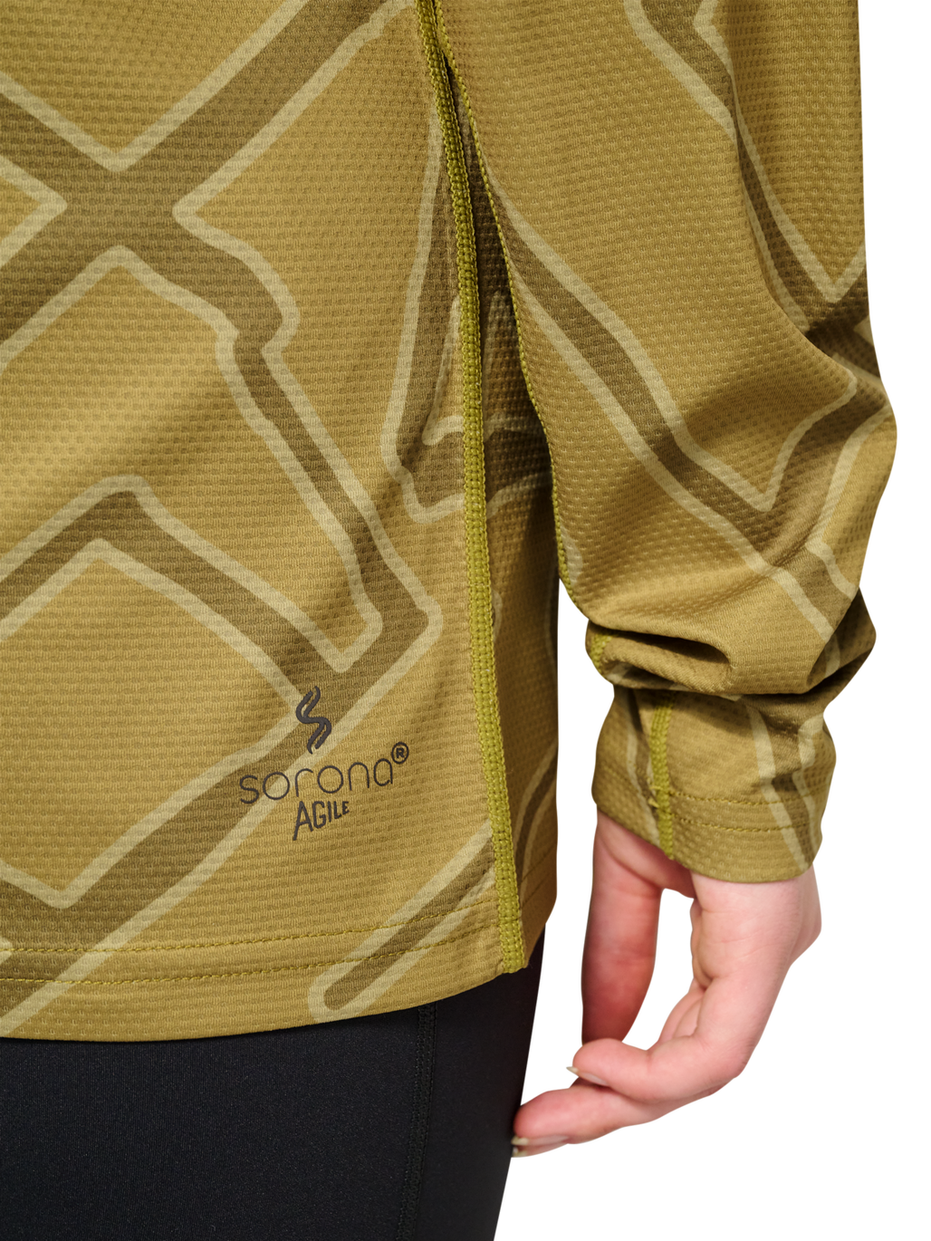HALO SORONA HALF ZIP, SPONGE, model