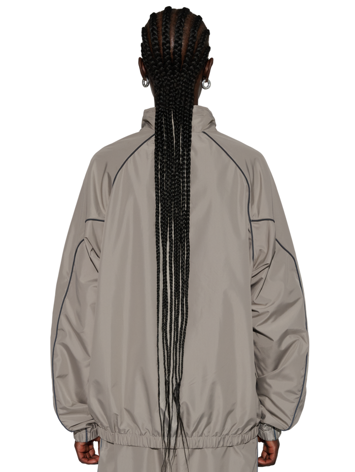 HALO TRACKSUIT  JACKET, MOURNING DOVE, model