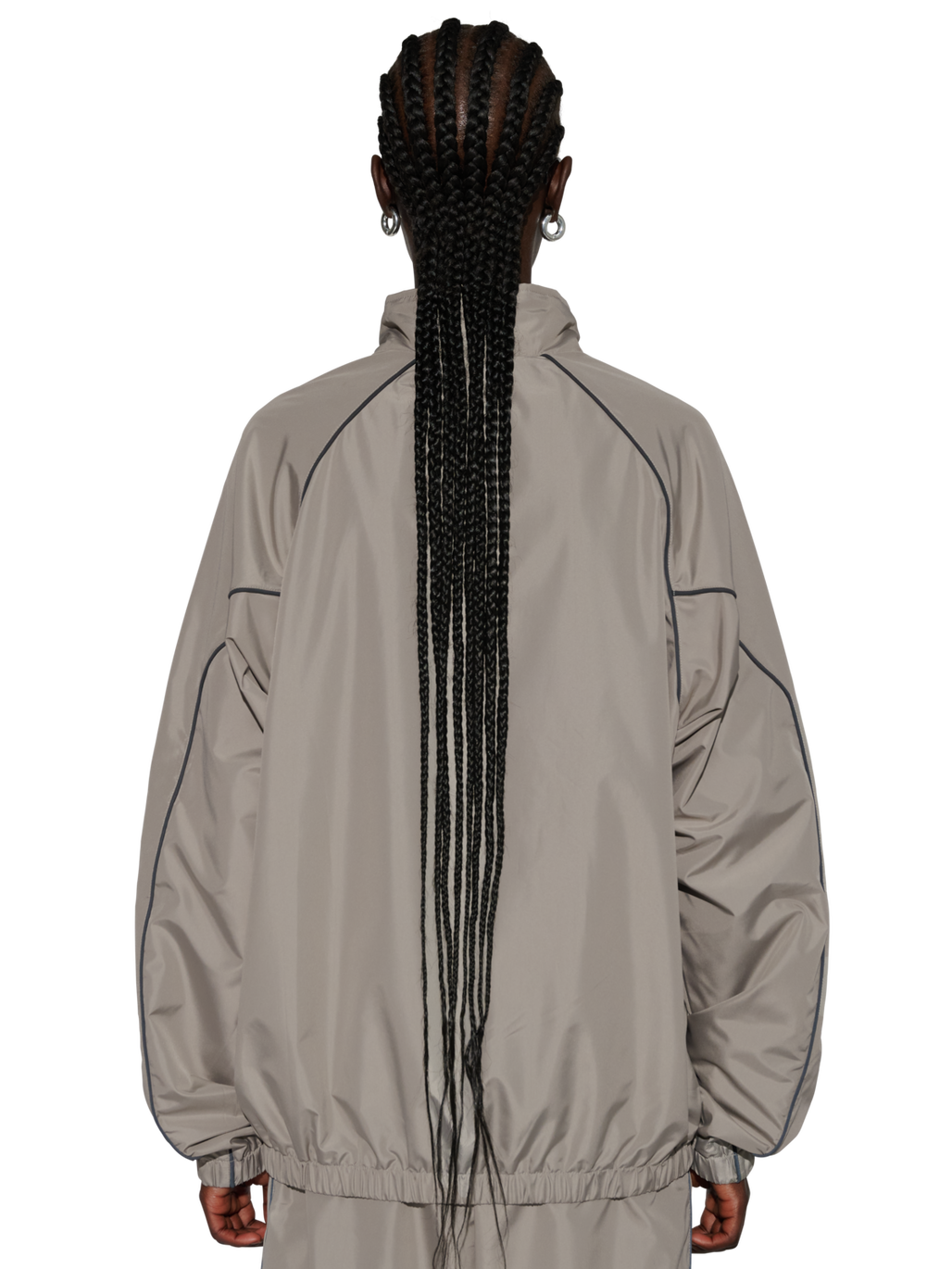 HALO TRACKSUIT  JACKET, MOURNING DOVE, model