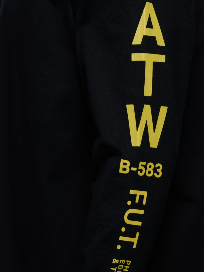 HALO GRAPHIC LS, BLACK HALO GRAPHIC LS, BLACK, packshot