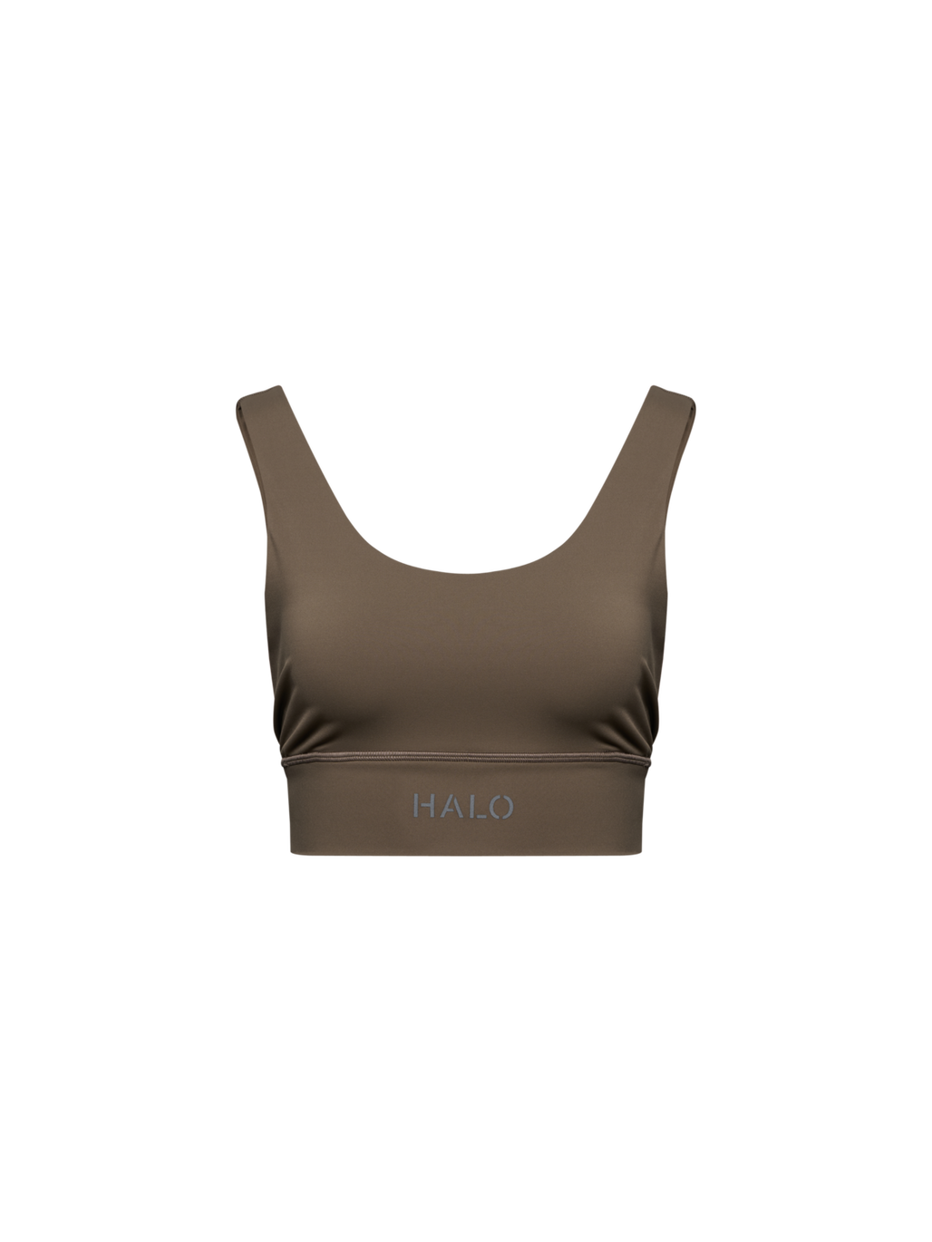 HALO WOMEN TRAINING BRA, CHOCOLATE CHIP, packshot