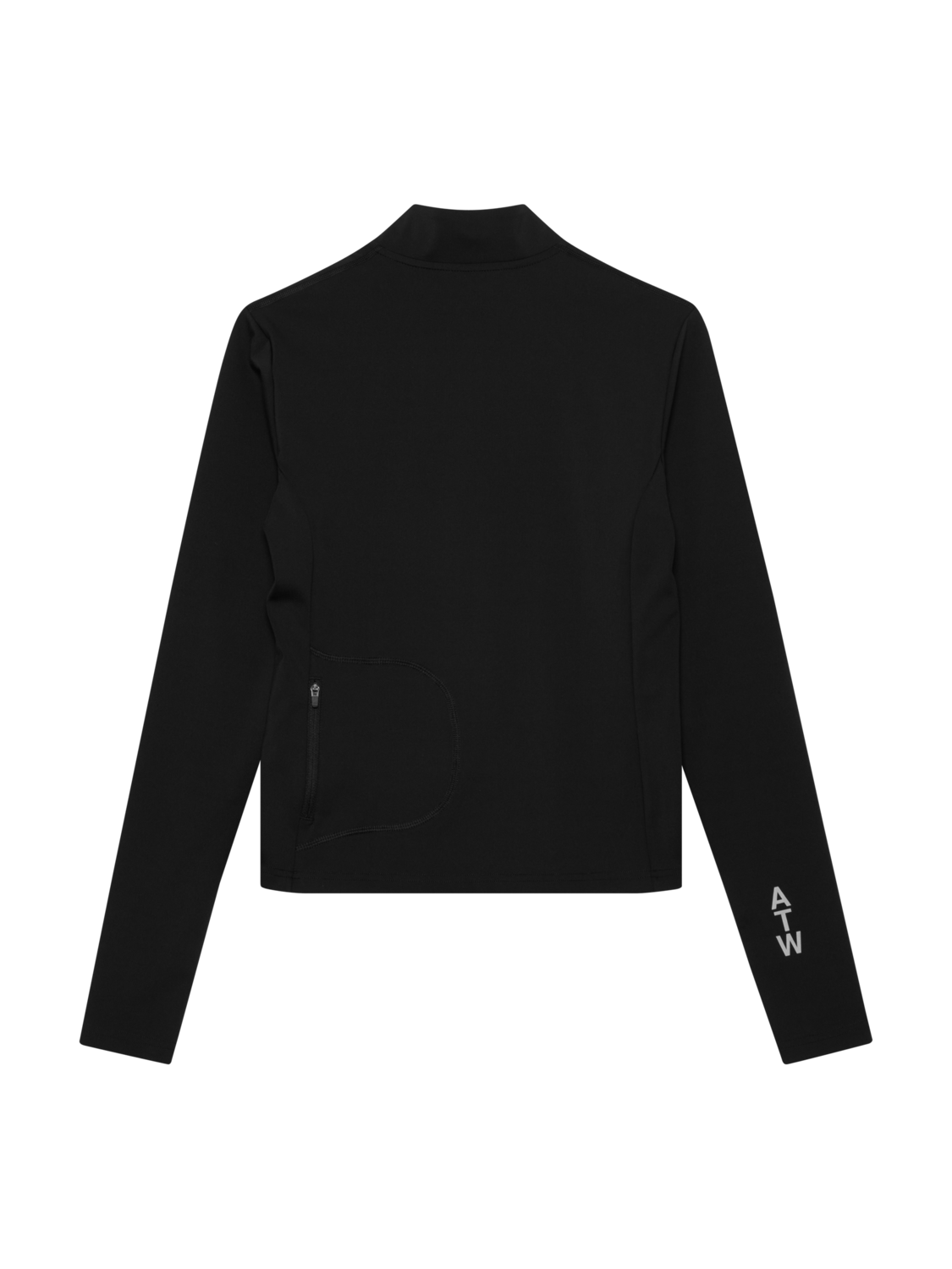 HALO WOMEN TRAINING HALF ZIP, BLACK, packshot