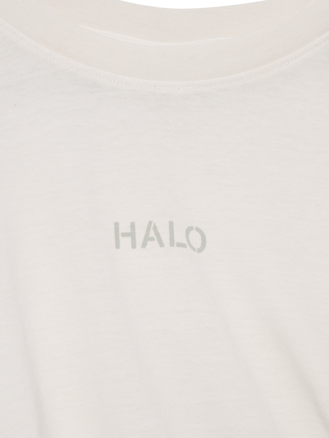HALO GRAPHIC LOGO LONGSLEEVE, MARSHMALLOW, packshot