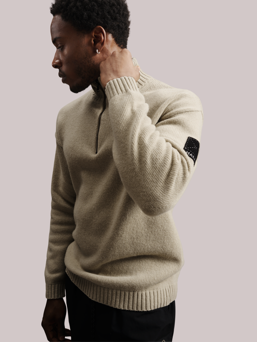 Wool half zip 2025 jumper