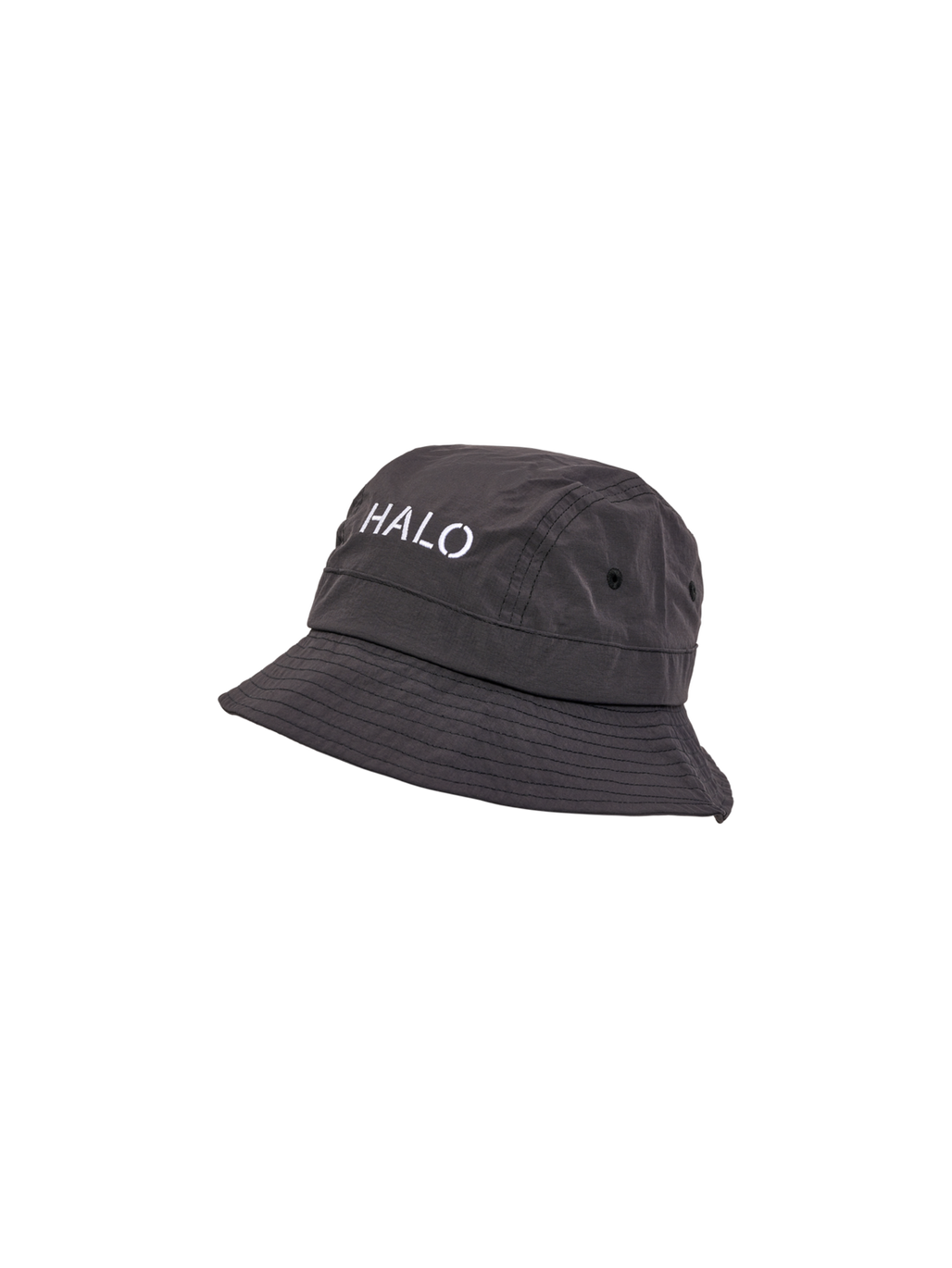HALO BUCKET HAT NYLON, RAVEN, packshot