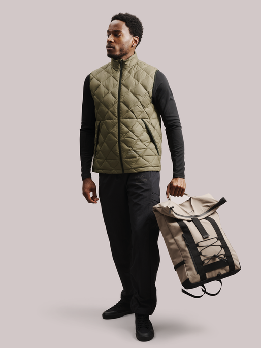 Light quilted cheap vest