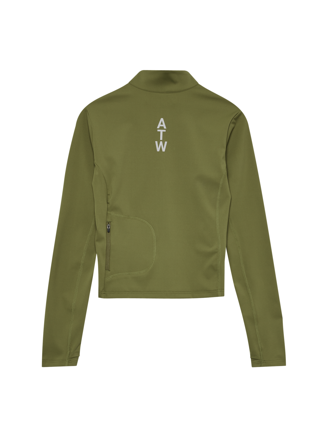 HALO WOMEN FULL ZIP 2.0, OLIVE DRAB, packshot