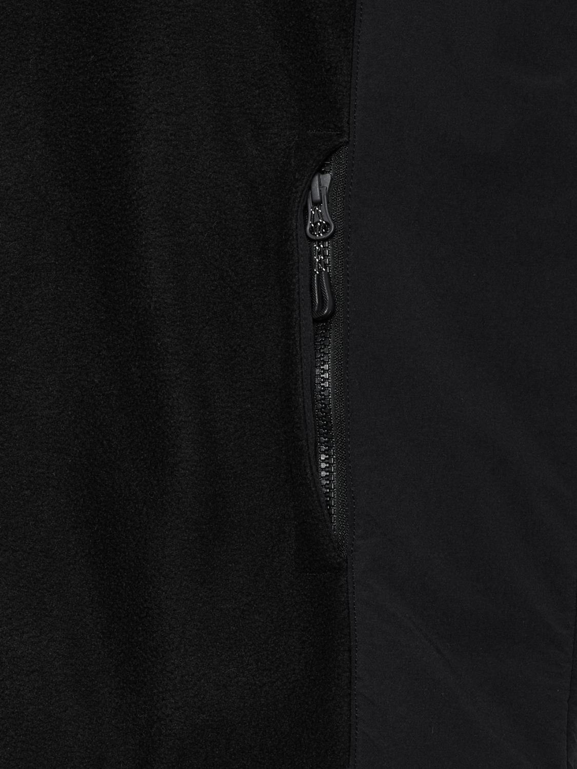 HALO WINDPROOF TEDDYFLEECE JACKET, BLACK, packshot