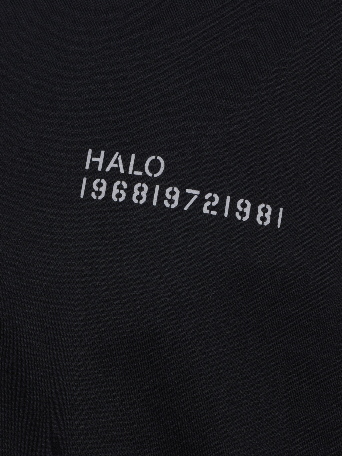 HALO ESSENTIAL T-SHIRT, BLACK, packshot