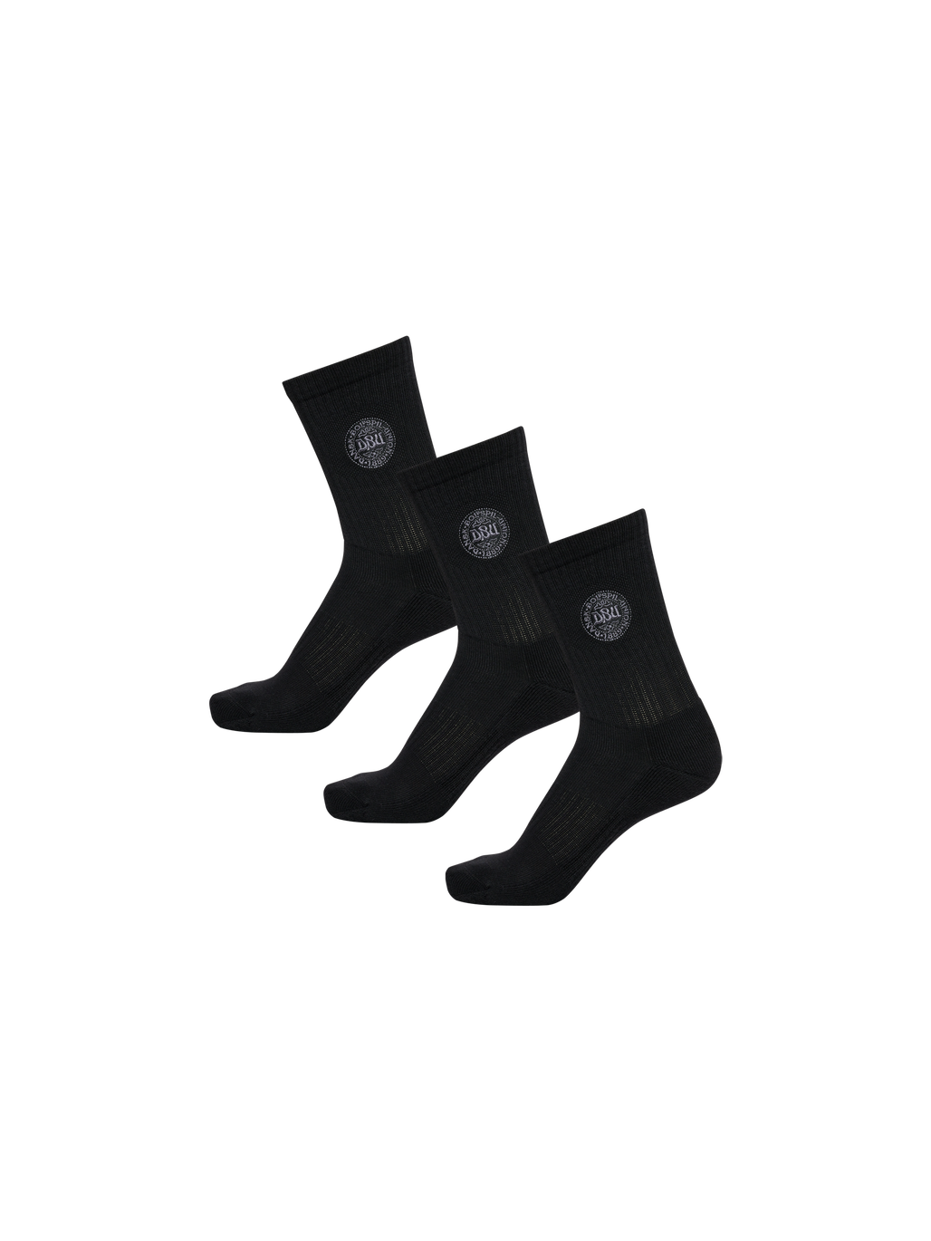 HALO DBU COTTON SOCK, BLACK, packshot