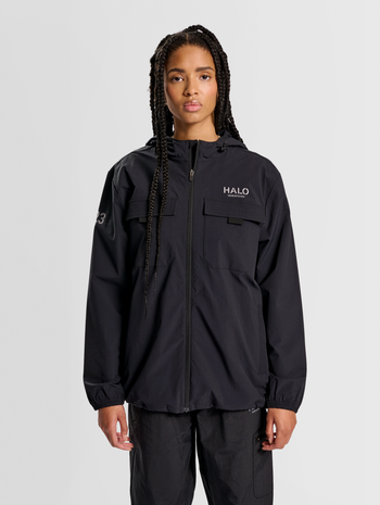 HALO TRAIL JACKET, BLACK, model