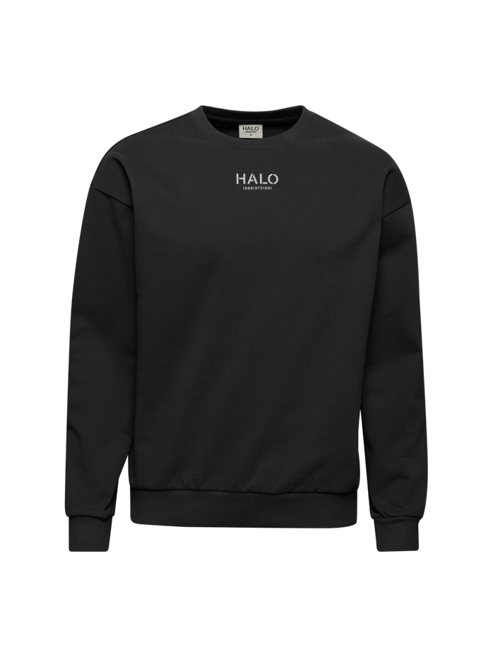 HALO GRAPHIC CREW 02, RAVEN HALO GRAPHIC CREW 02, RAVEN, packshot