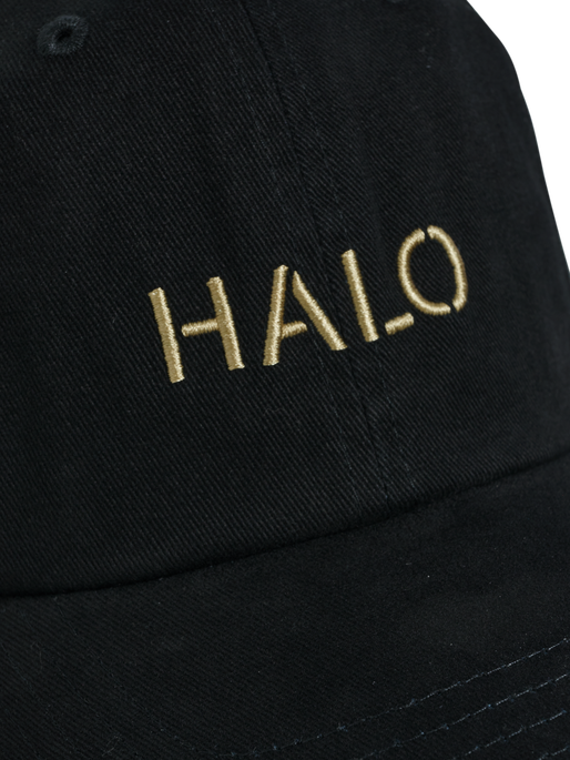 HALO COTTON CAP, BLACK, packshot