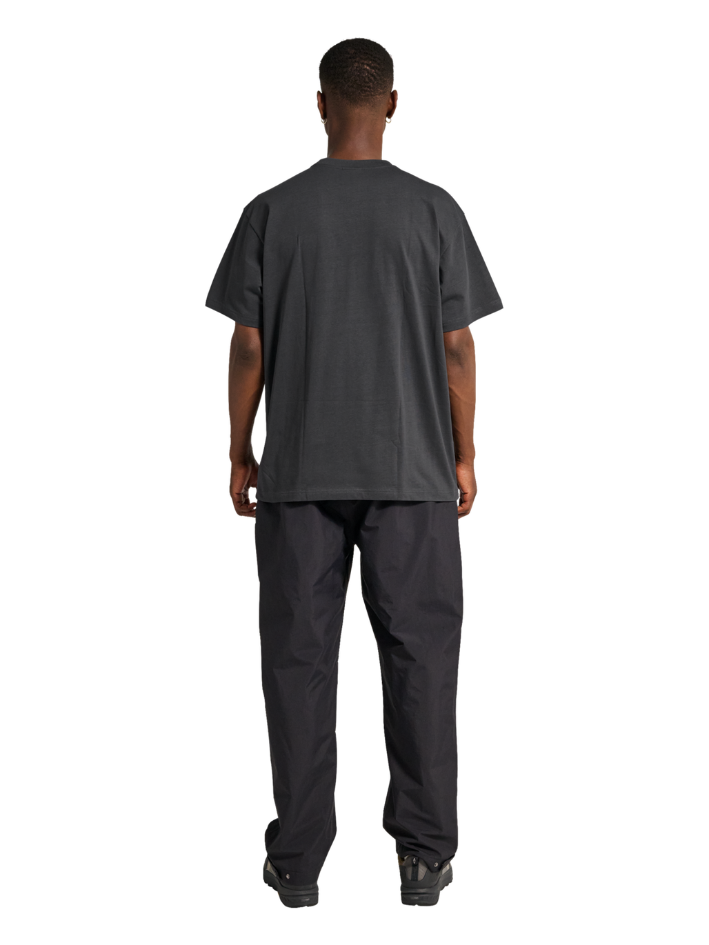 HALO LOGO T-SHIRT, ASPHALT, model
