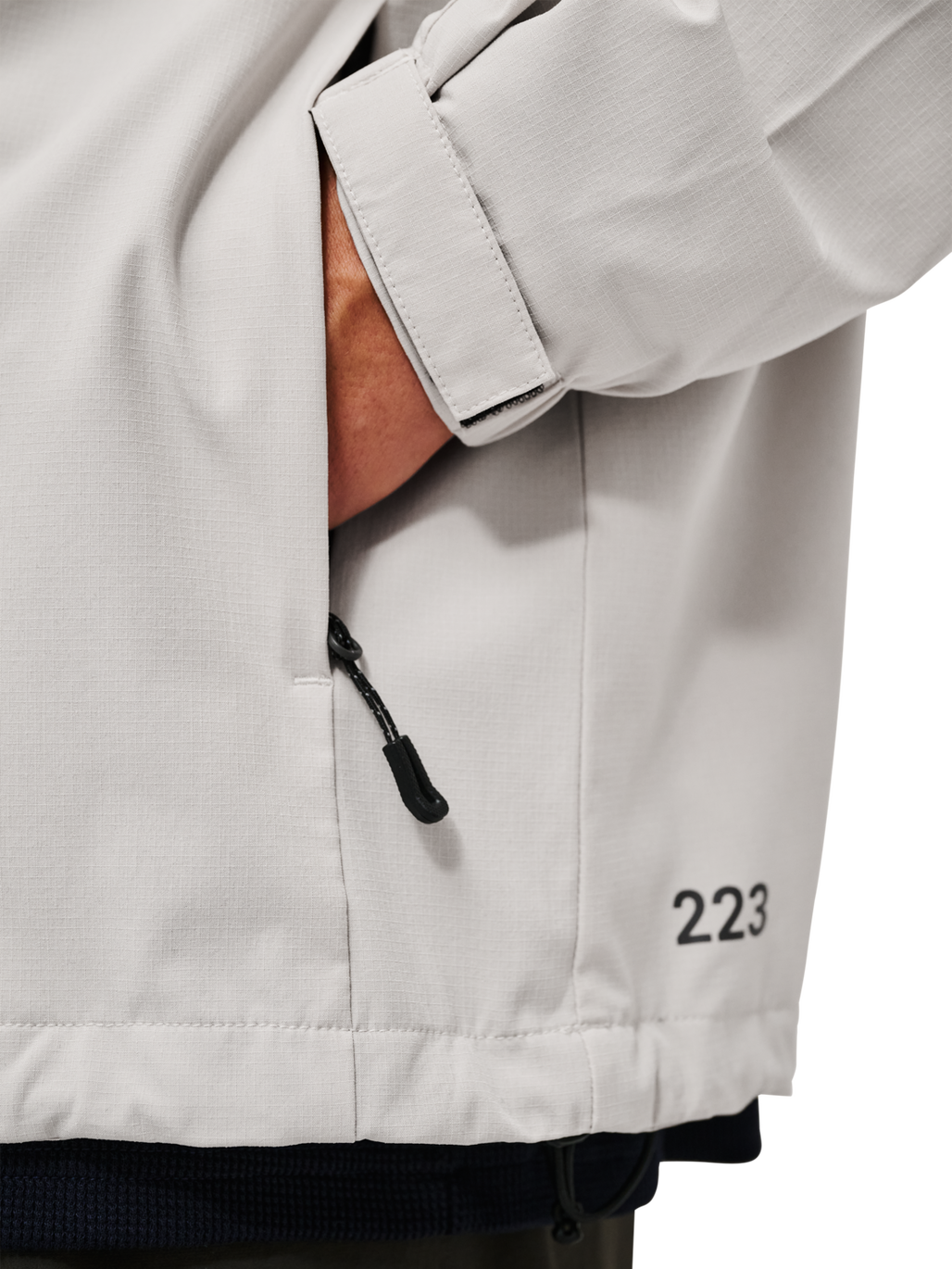 HALO AVIATION JACKET, SILVER LINING, model
