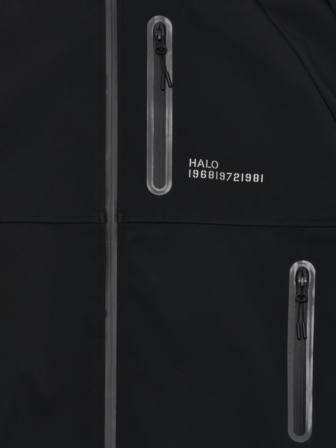 HALO ELITE SOFTSHELL JACKET, BLACK, packshot