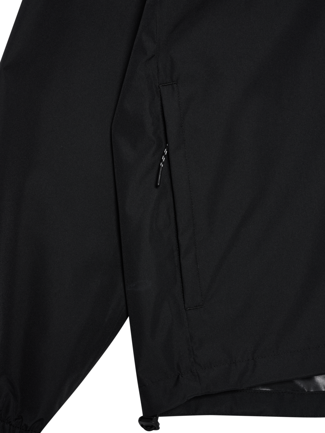 HALO RAIN JACKET, BLACK, packshot