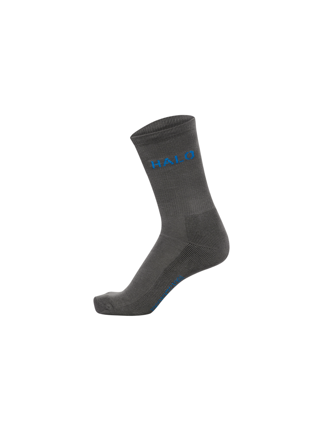 HALO COTTON LOGO SOCKS, GUNMETAL, packshot