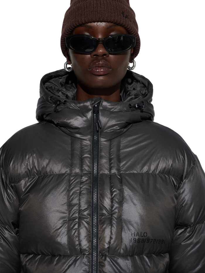 HALO TROOPER DOWN  JACKET, RAVEN, model