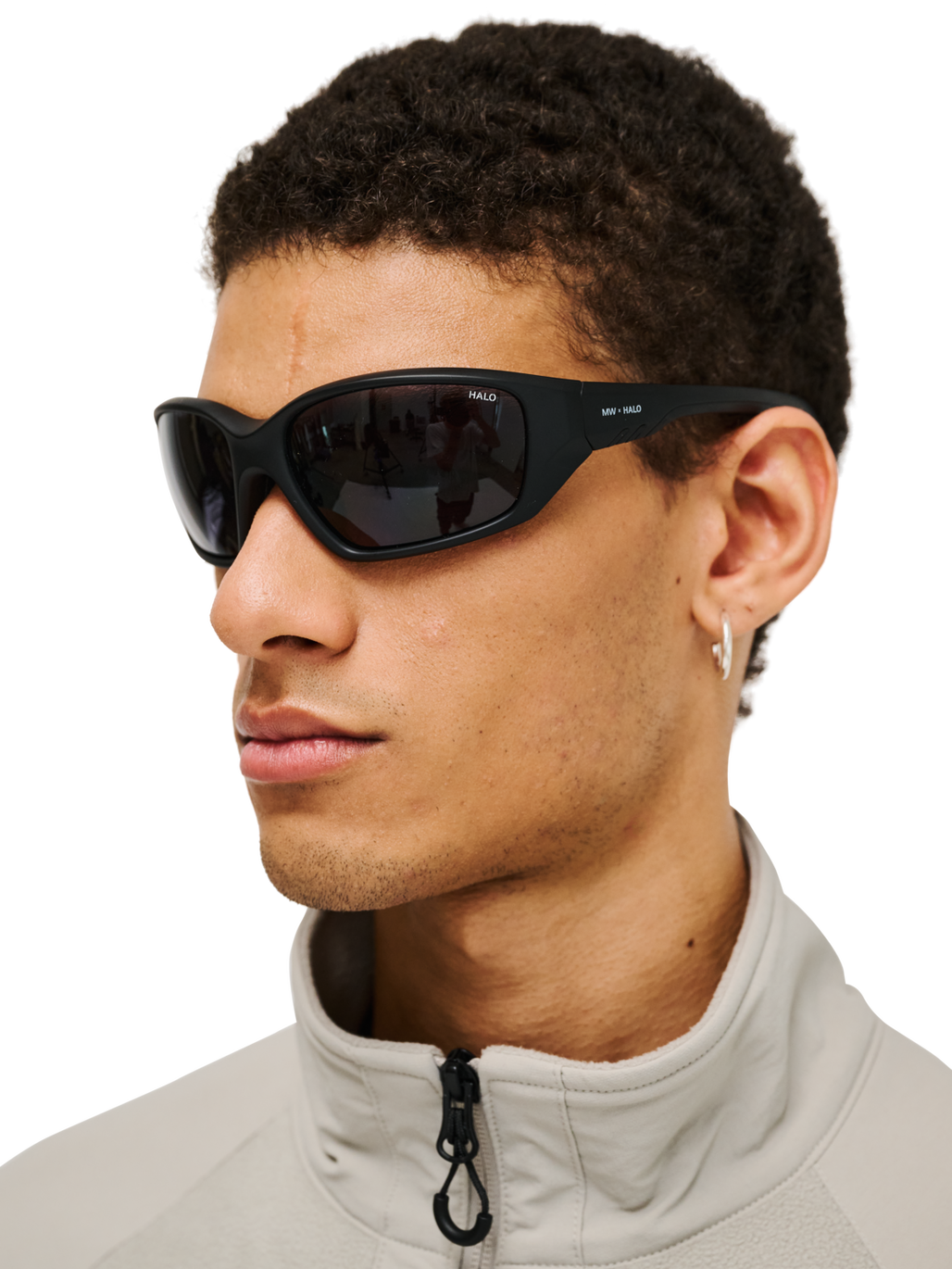 HALO X MESSY WEEKEND SUNGLASS NO 2, !BLACK IRIS, model