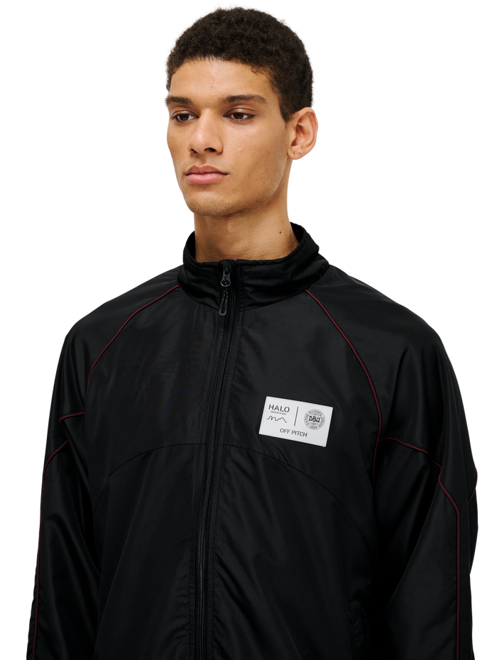 HALO DBU TRACKSUIT  JACKET, BLACK, model