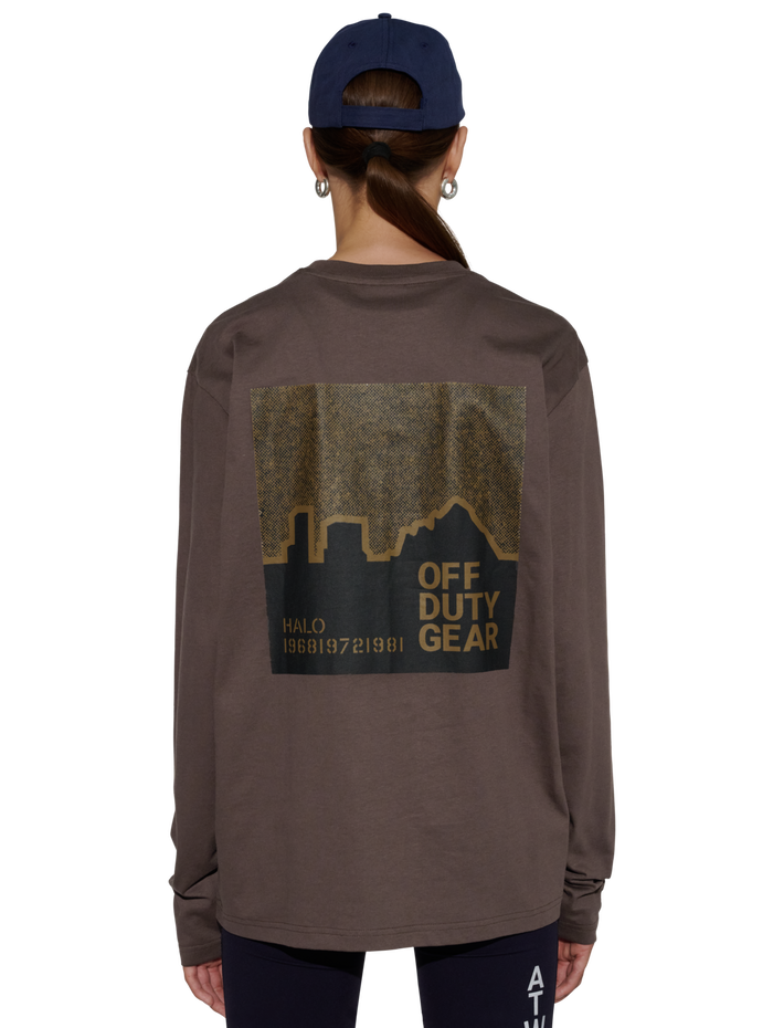 HALO GRAPHIC L/S T-SHIRT 02, BRACKEN, model