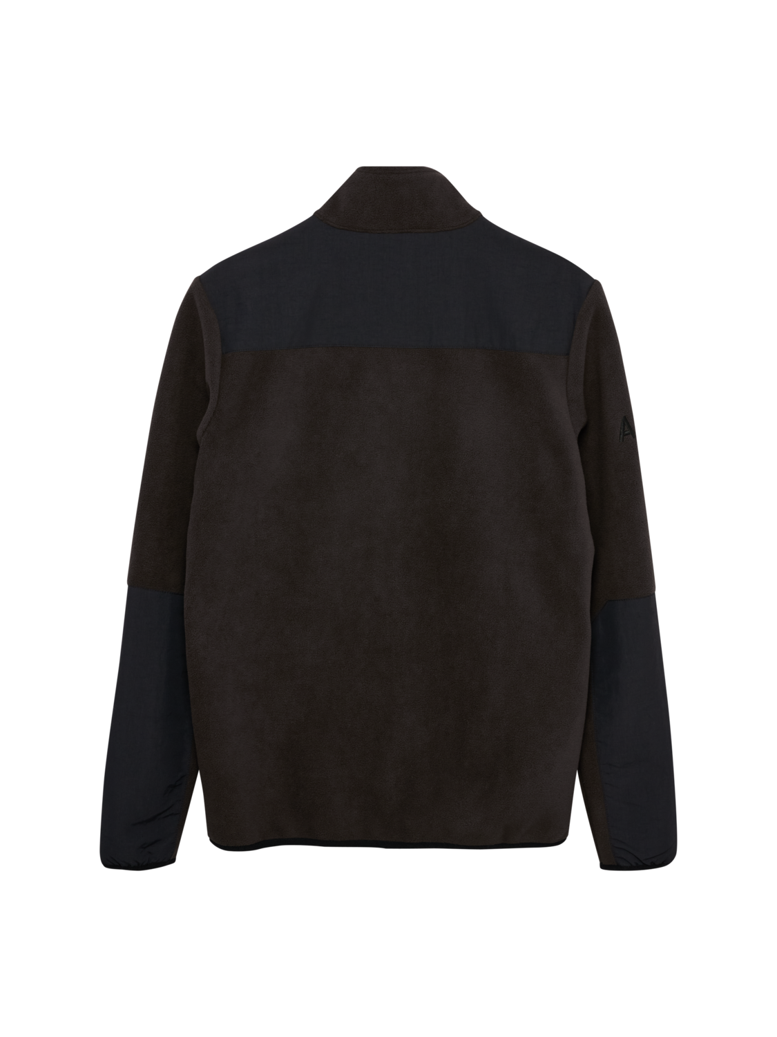 HALO BLOCKED ZIP FLEECE, CHOCOLATE TORTE, packshot