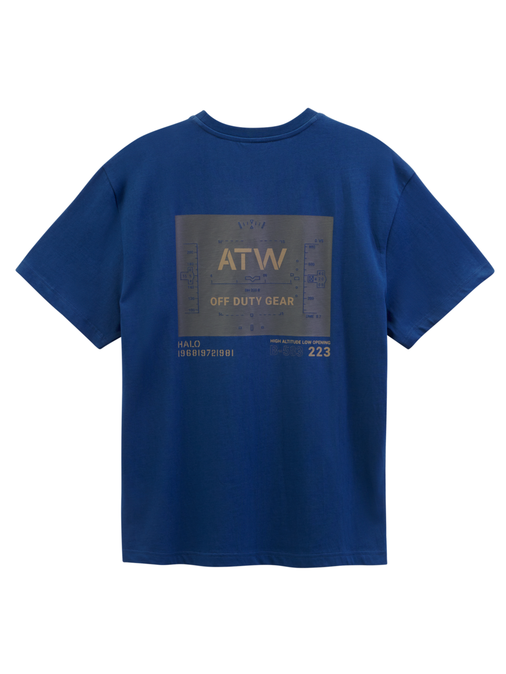 HALO B-583 T-SHIRT, SARGASSO SEA, packshot
