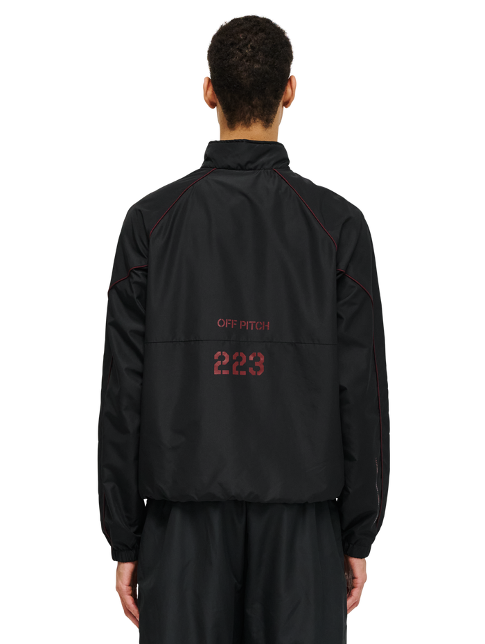 HALO DBU TRACKSUIT  JACKET, BLACK, model