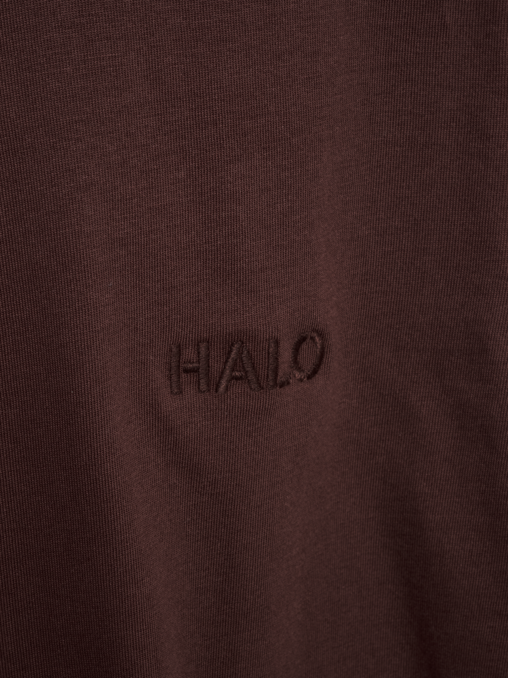 HALO WOMEN LOGO T-SHIRT, BITTER CHOCOLATE, packshot