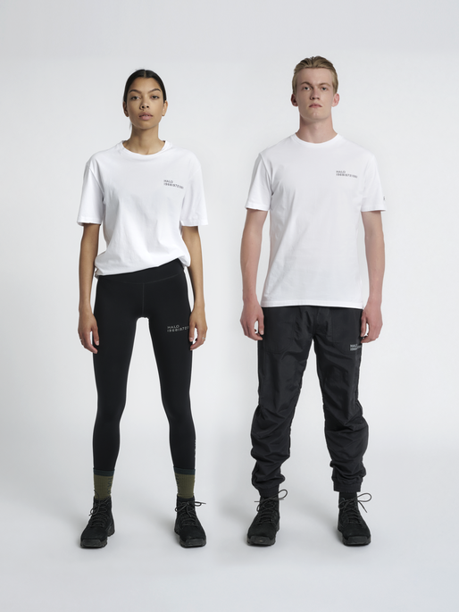 HALO COTTON TEE, OPTIC WHITE, model