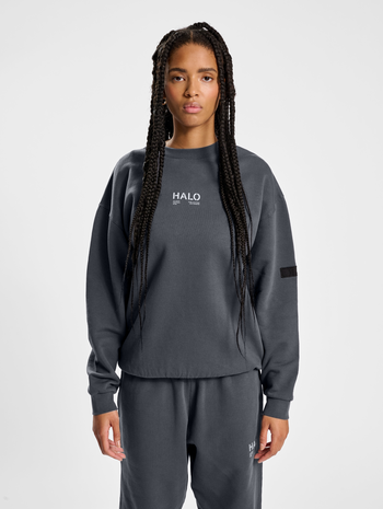 HALO COTTON CREW, EBONY, model