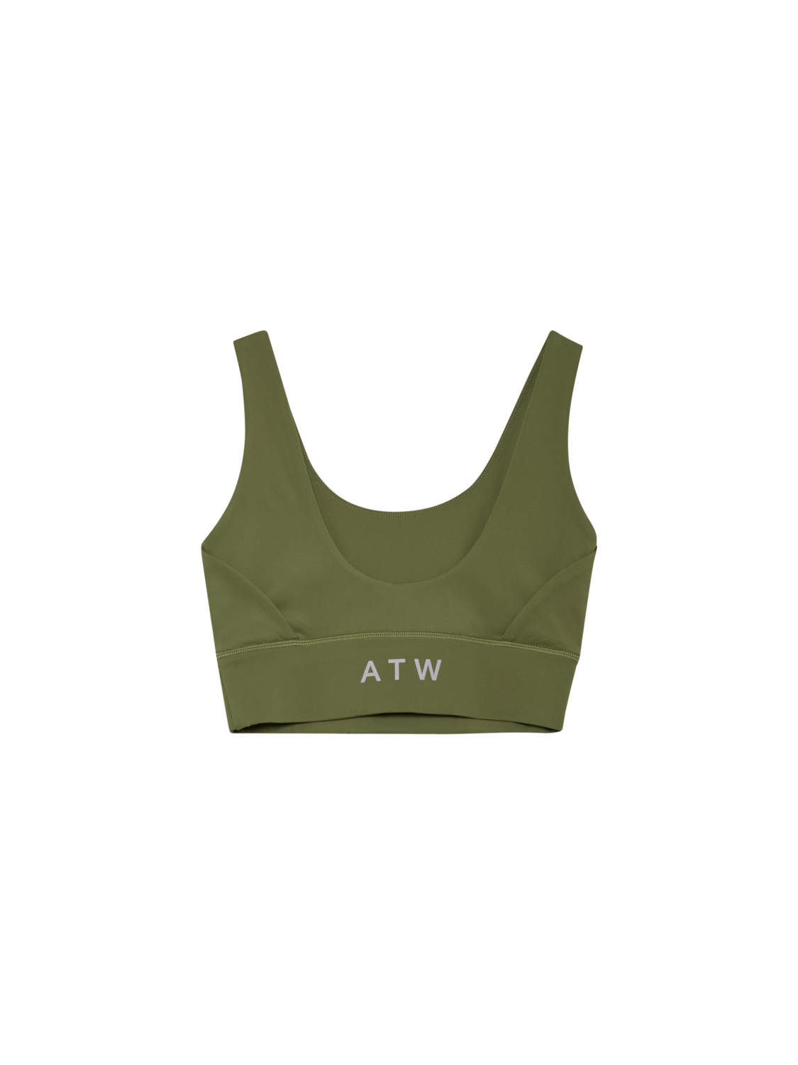 HALO WOMEN TRAINING BRA, OLIVE DRAB, packshot