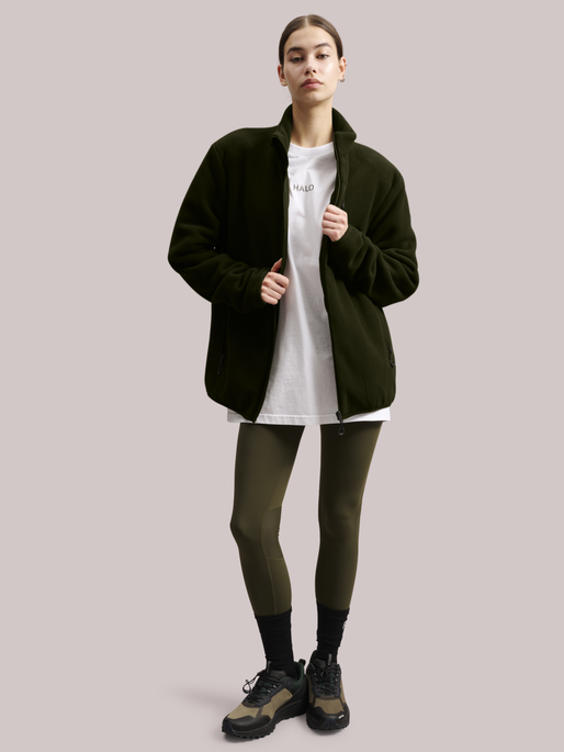 HALO HALO TEDDY FLEECE JACKET FOREST NIGHT newlinehalo