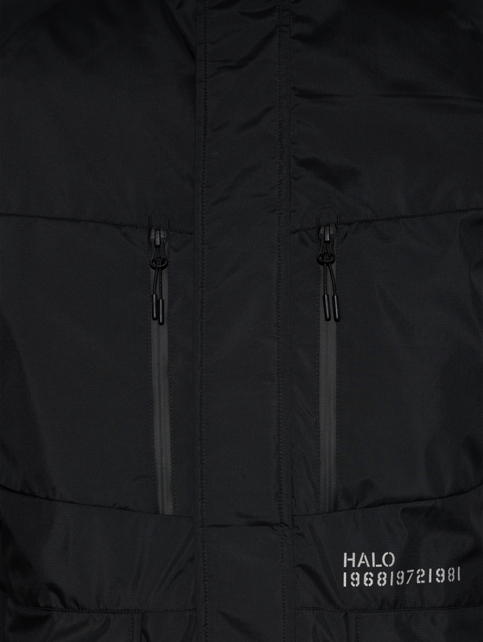 HALO SHIELD THERMOLITE PARKA, BLACK, model
