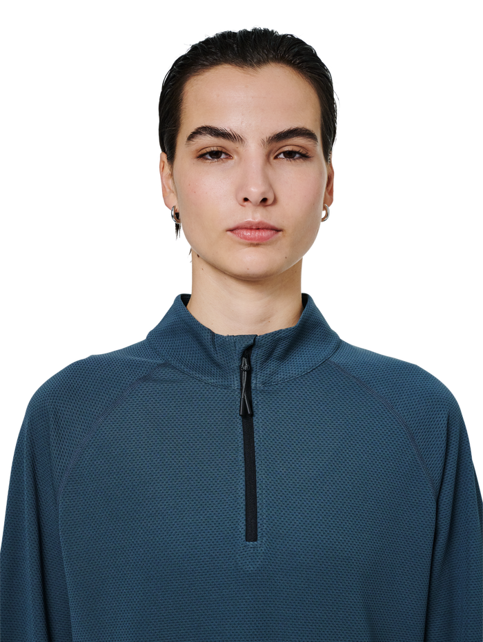HALO SORONA HALF ZIP, DARK SLATE, model