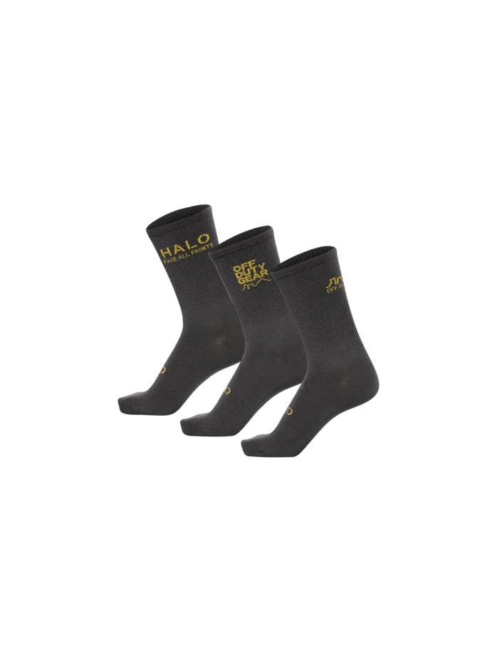 HALO COTTON SOCKS, RAVEN HALO COTTON SOCKS, RAVEN, packshot