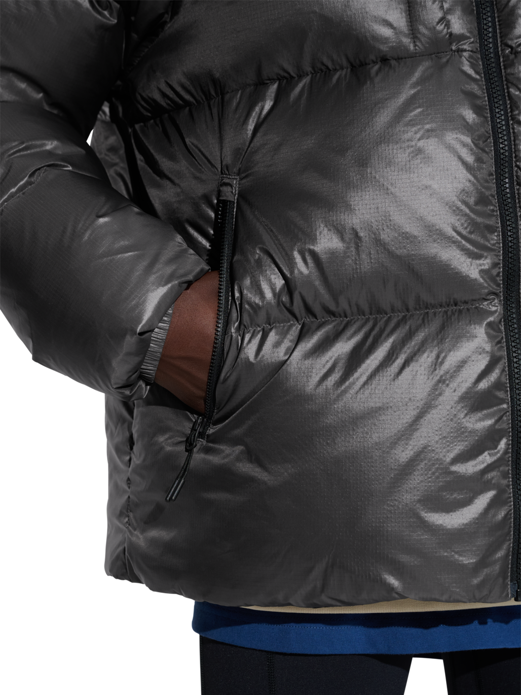 HALO TROOPER DOWN  JACKET, RAVEN, model