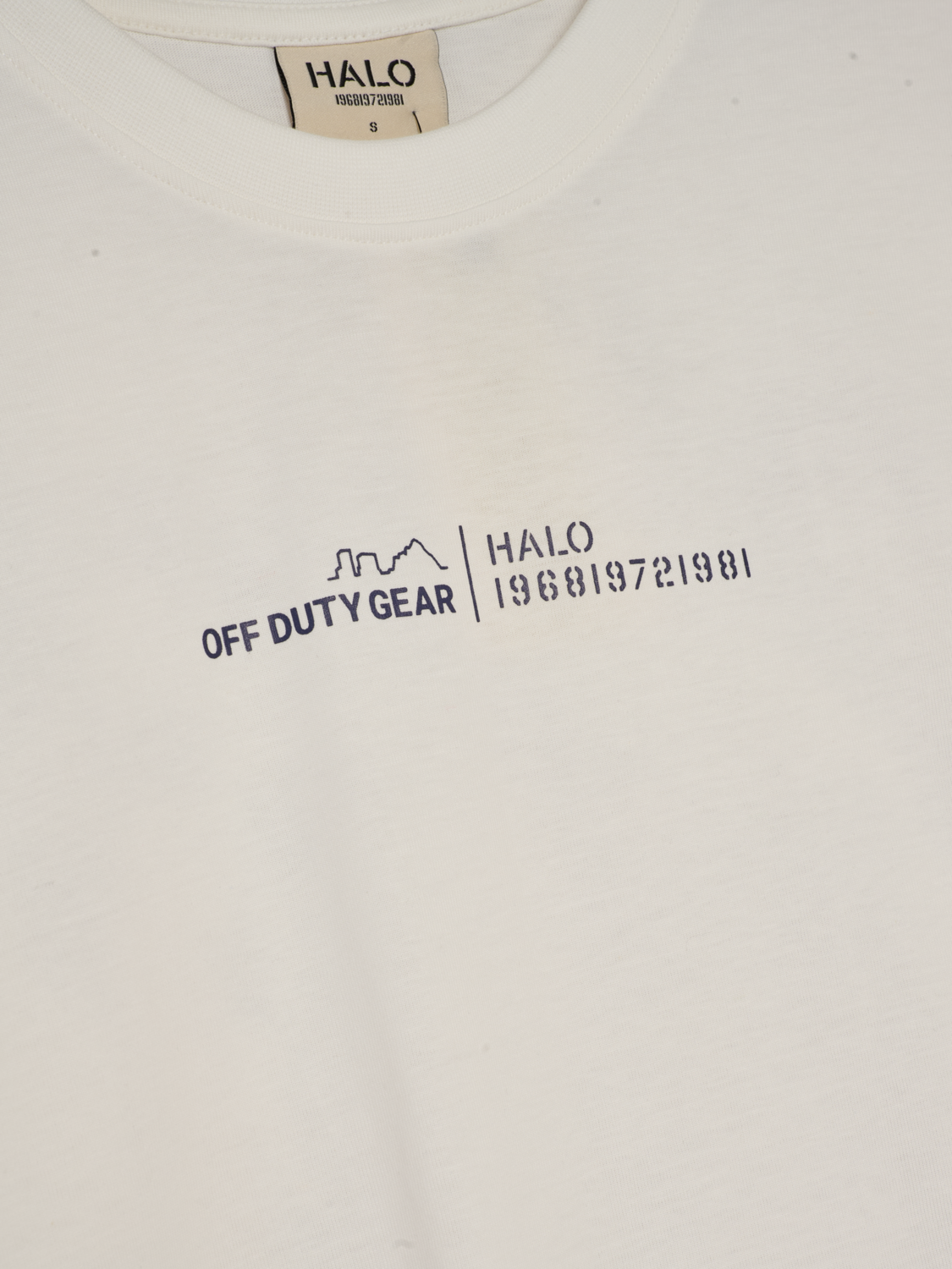 HALO GRAPHIC BOXY T-SHIRT, MARSHMALLOW/ASTRAL AURA, packshot