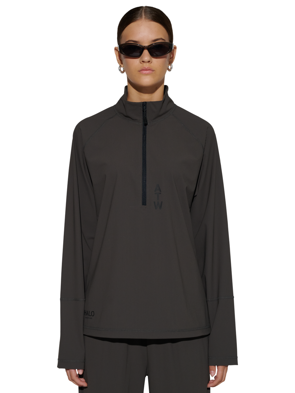 HALO AIRBORNE HALF ZIP, RAVEN, model