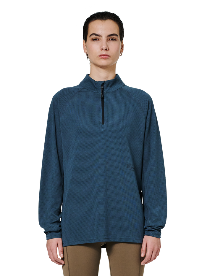 HALO SORONA HALF ZIP, DARK SLATE, model