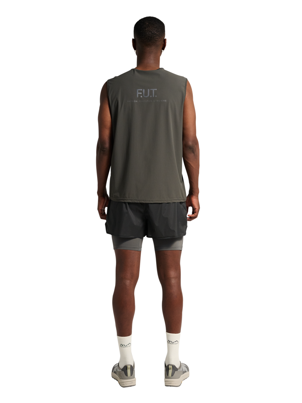 HALO 2 in 1 RUNNING SHORT, RAVEN, model