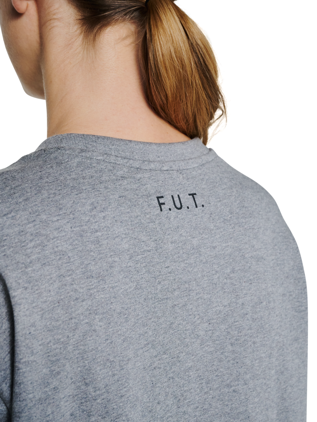 HALO ESSENTIAL T-SHIRT, GREY MELANGE/GREY MELANGE, model