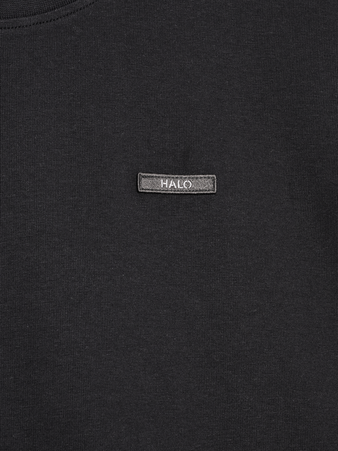HALO BOX LOGO T-SHIRT, BLACK, packshot