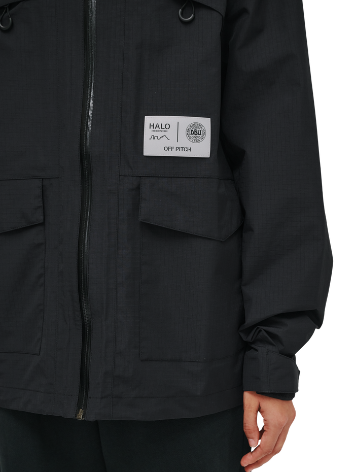 HALO DBU ASSET JACKET, BLACK, model