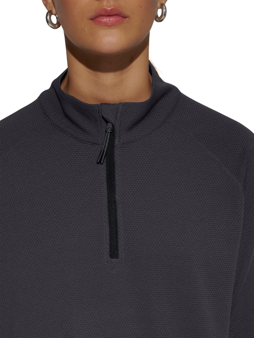 HALO SORONA HALF ZIP, RAVEN, model