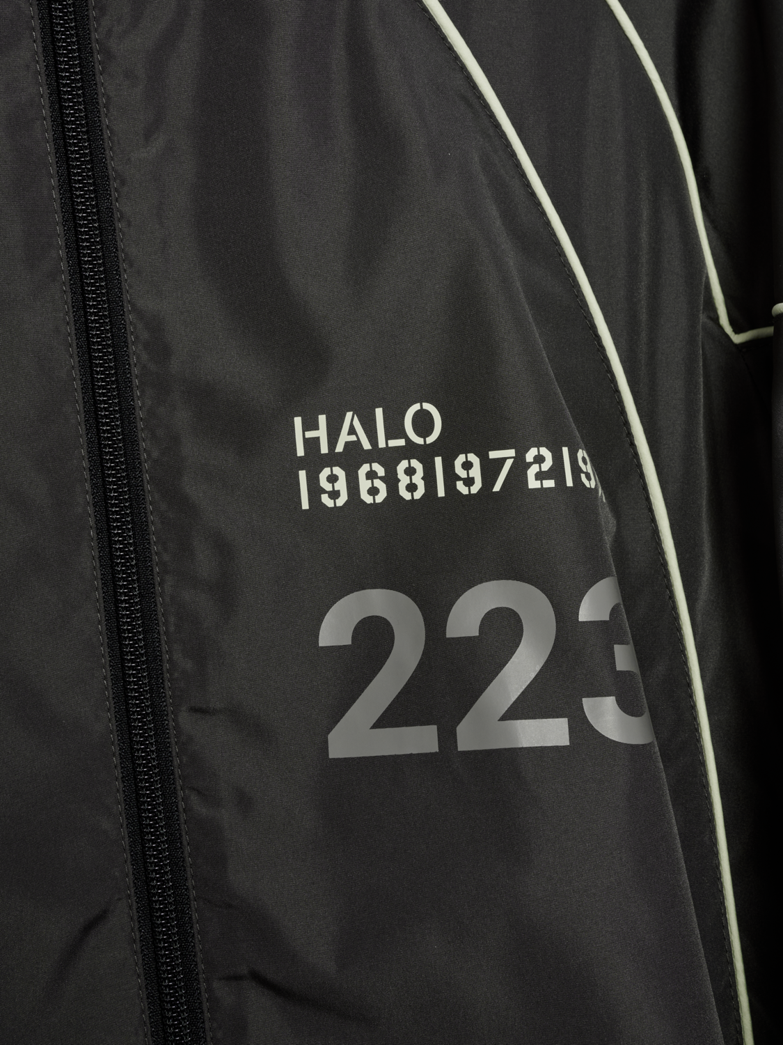 HALO STEEL TRACKSUIT JACKET, RAVEN, packshot